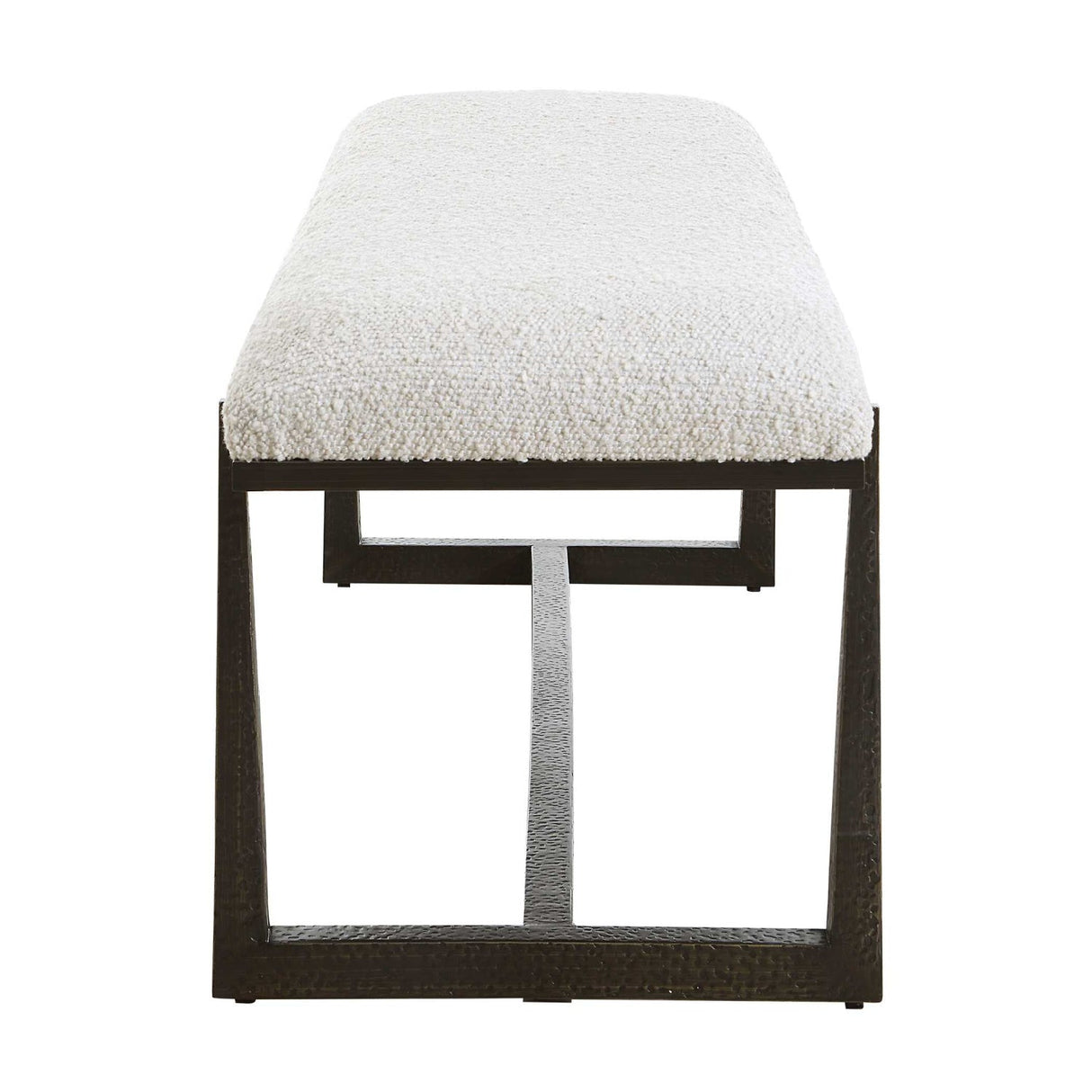 Modern European furniture - Upholstered Wool-Inspired Bench - www.oroa.com