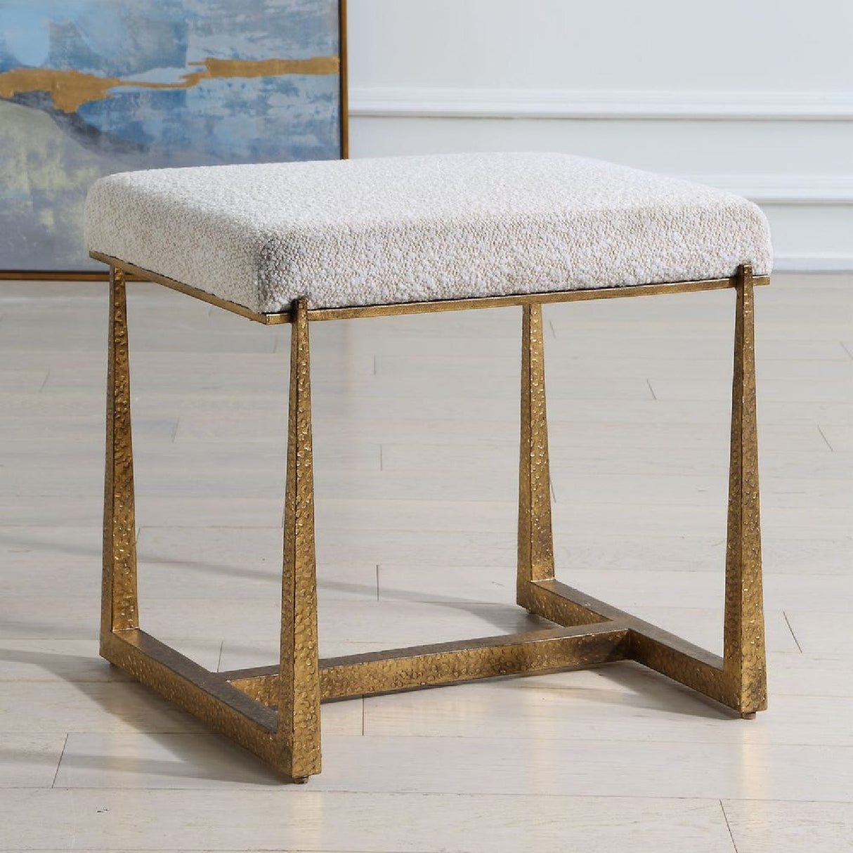 Modern European furniture - Iron Framed Bench S - www.oroa.com