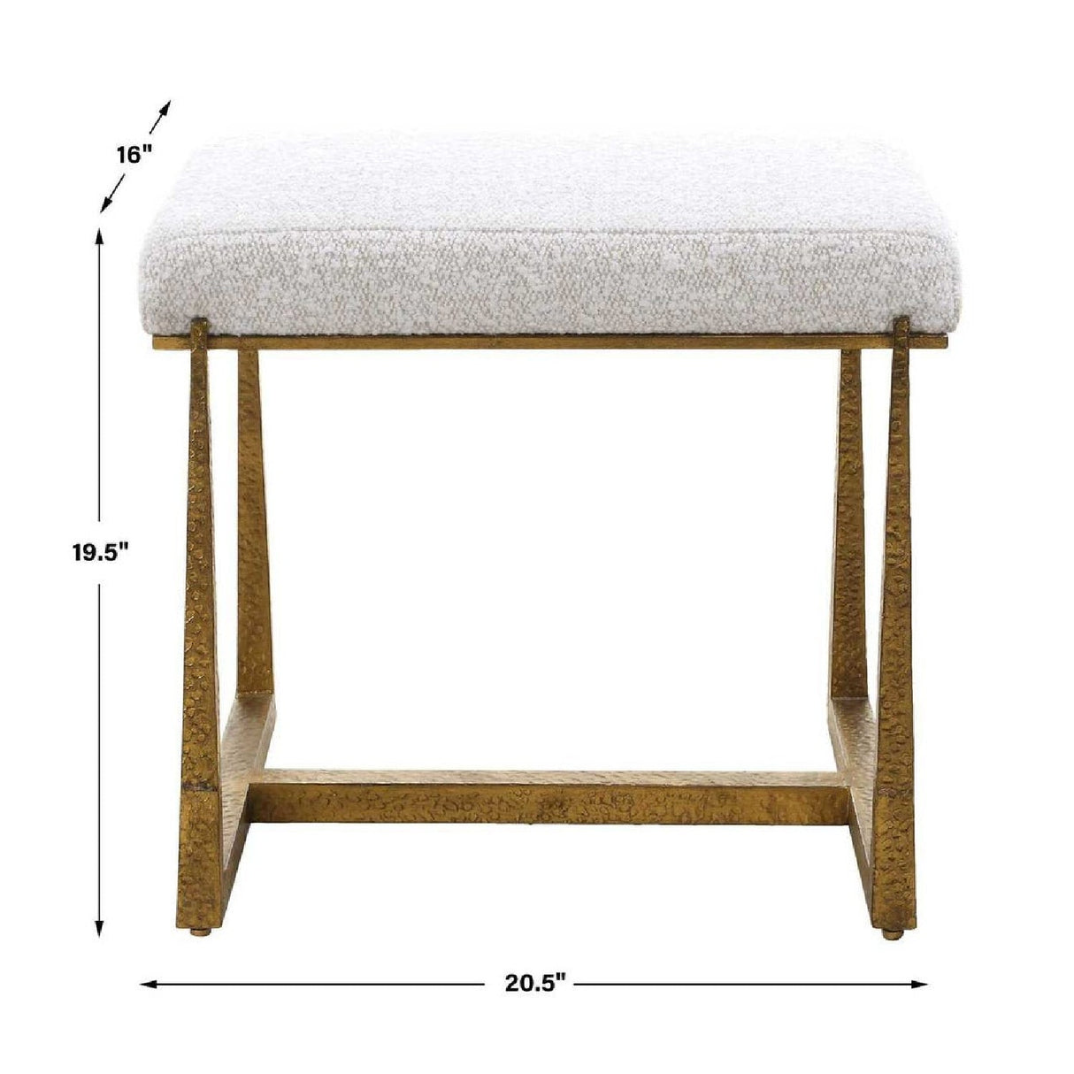 Modern European furniture - Iron Framed Bench S - www.oroa.com