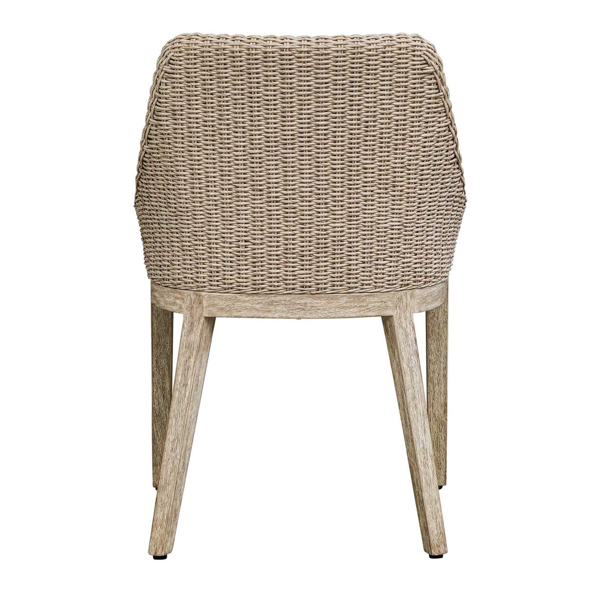 Beige Wicker Outdoor Dining Chair by Uttermost Paloma, alternate view 7