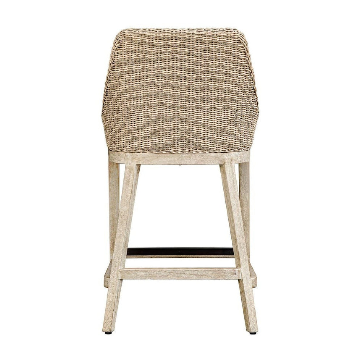 Beige Wicker Outdoor Counter Stool by Uttermost Paloma, alternate view 5