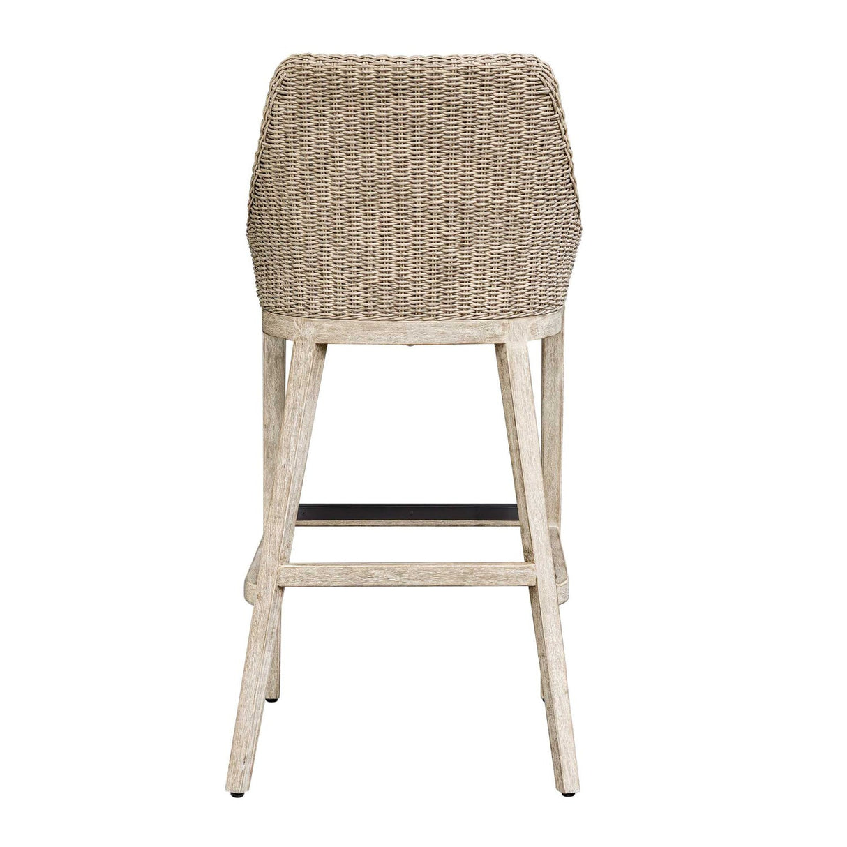 Cream Wicker Outdoor Bar Stool by Uttermost Paloma, alternate view 9