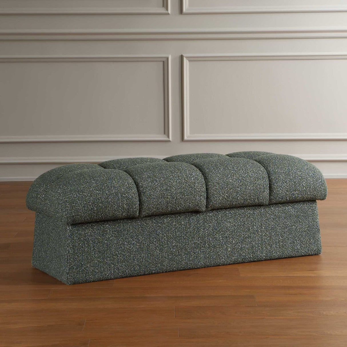 Block Tufted Bench by Uttermost Harlem, alternate view 8