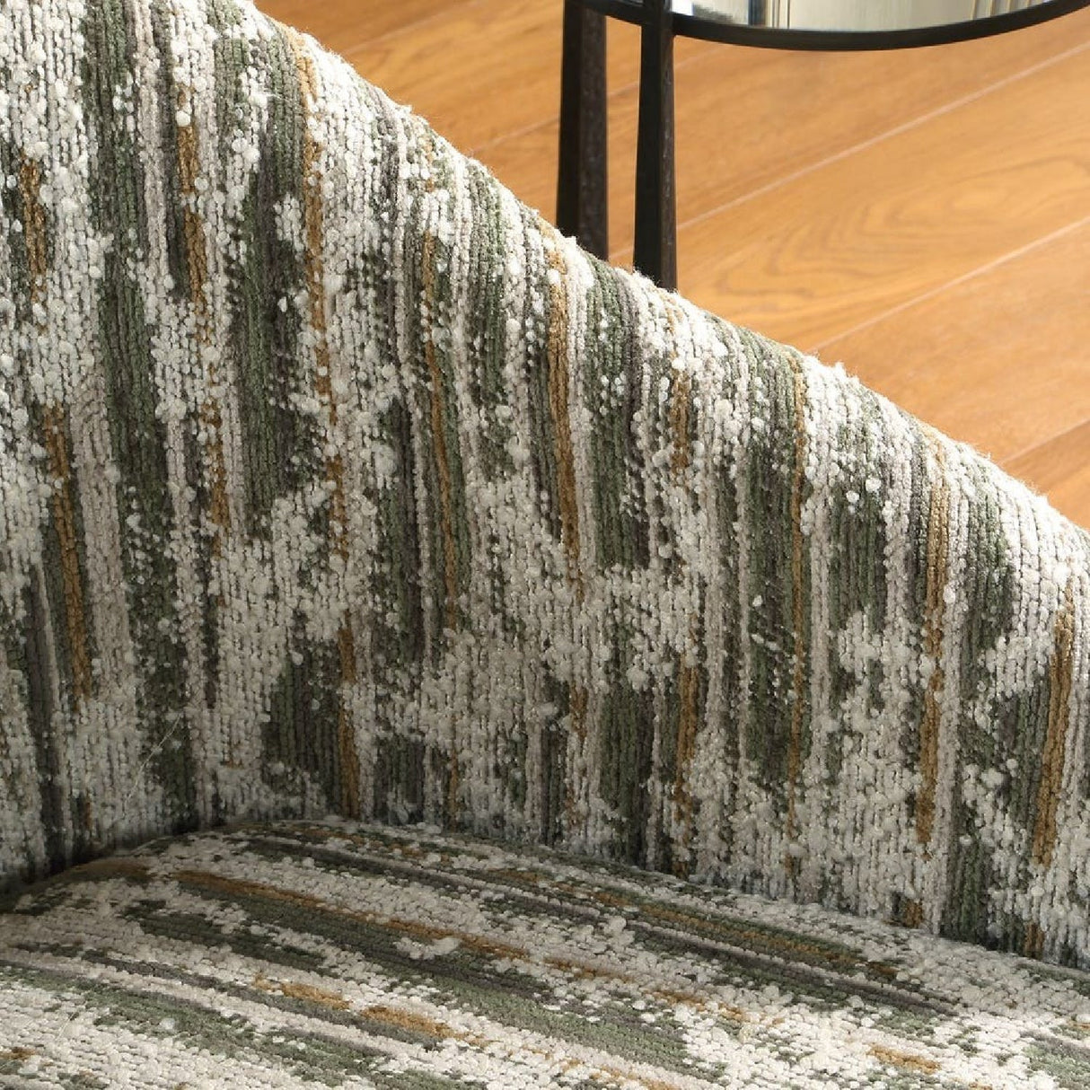 Slubbed Boucle Swivel Chair by Uttermost Mari, alternate view 8