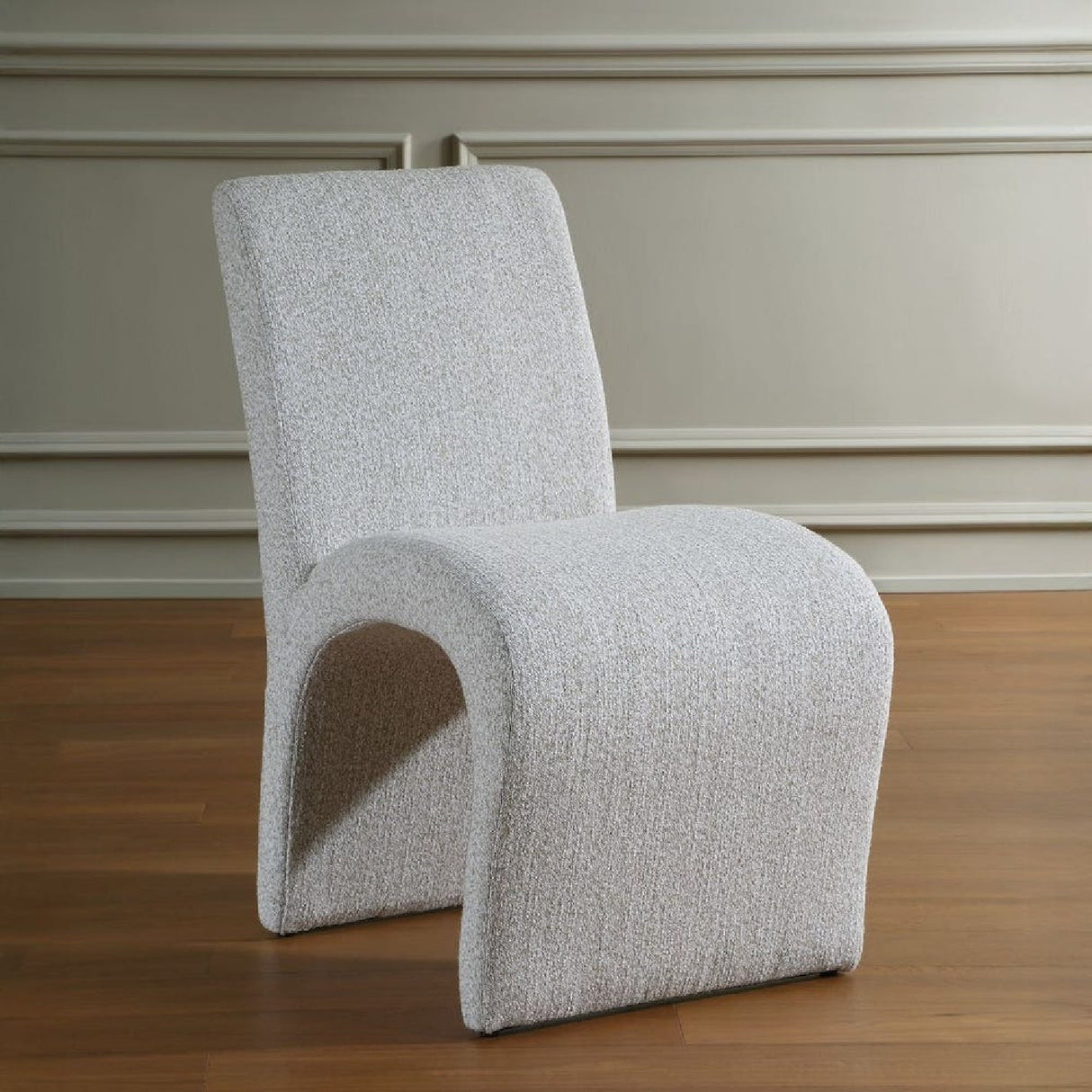 Boucle Arched Dining Chair by Uttermost Valentin, alternate view 6