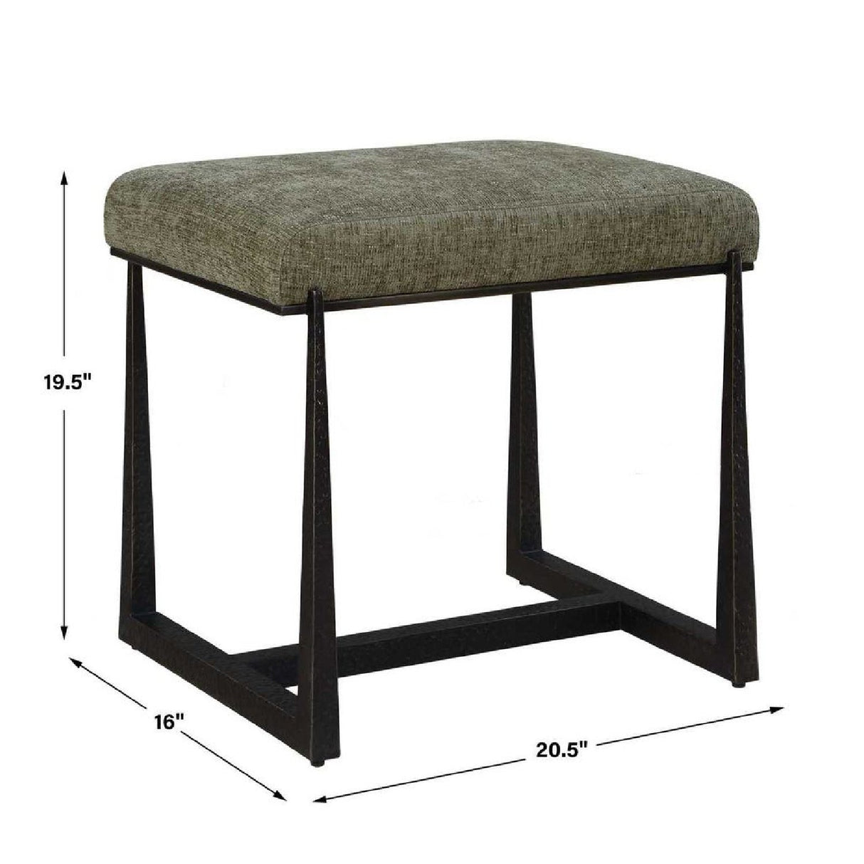 Modern European furniture - Iron Framed Bench S - www.oroa.com