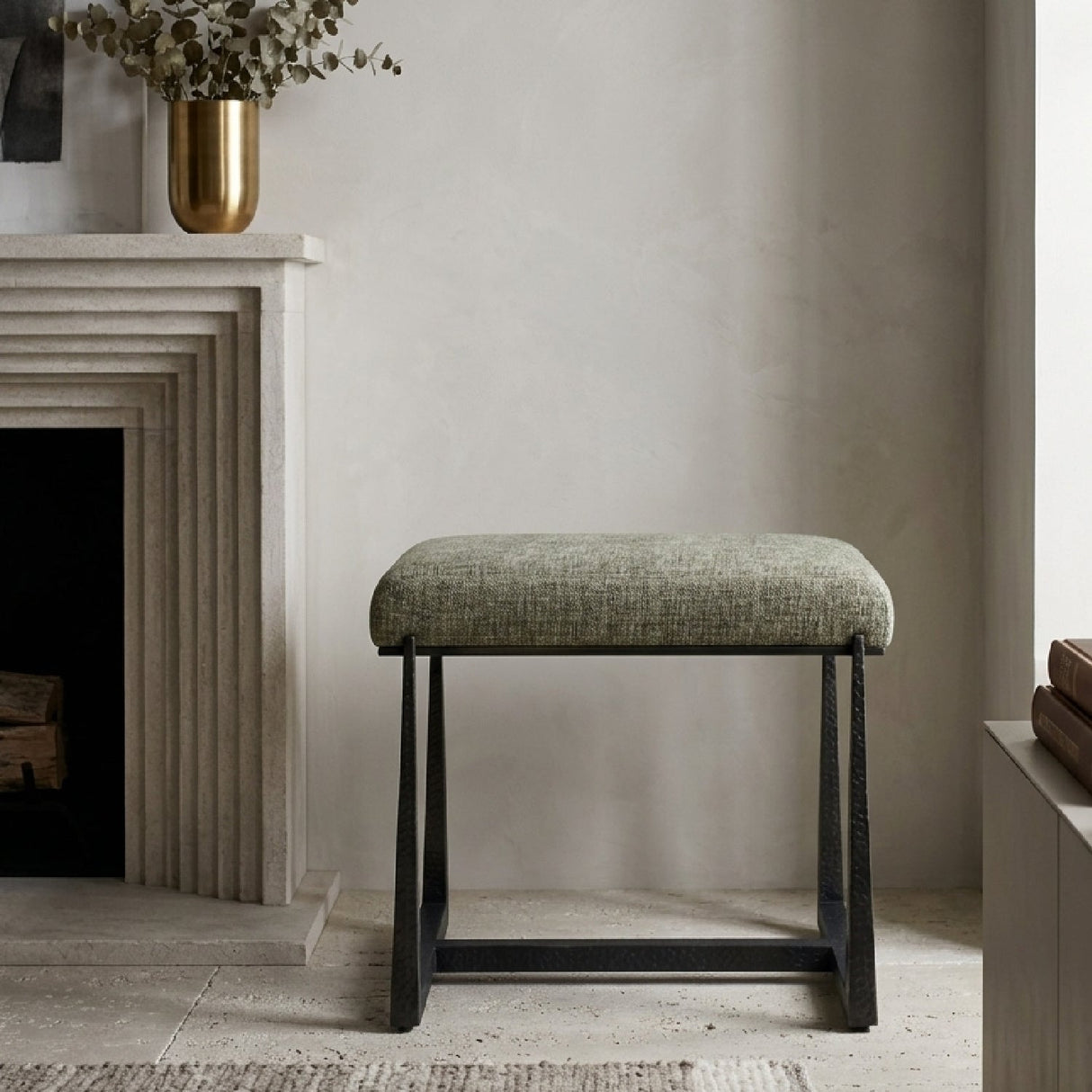Modern European furniture - Iron Framed Bench S - www.oroa.com