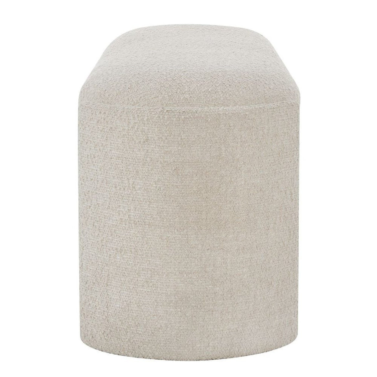 White Boucle Bench by Uttermost Serena, alternate view 4