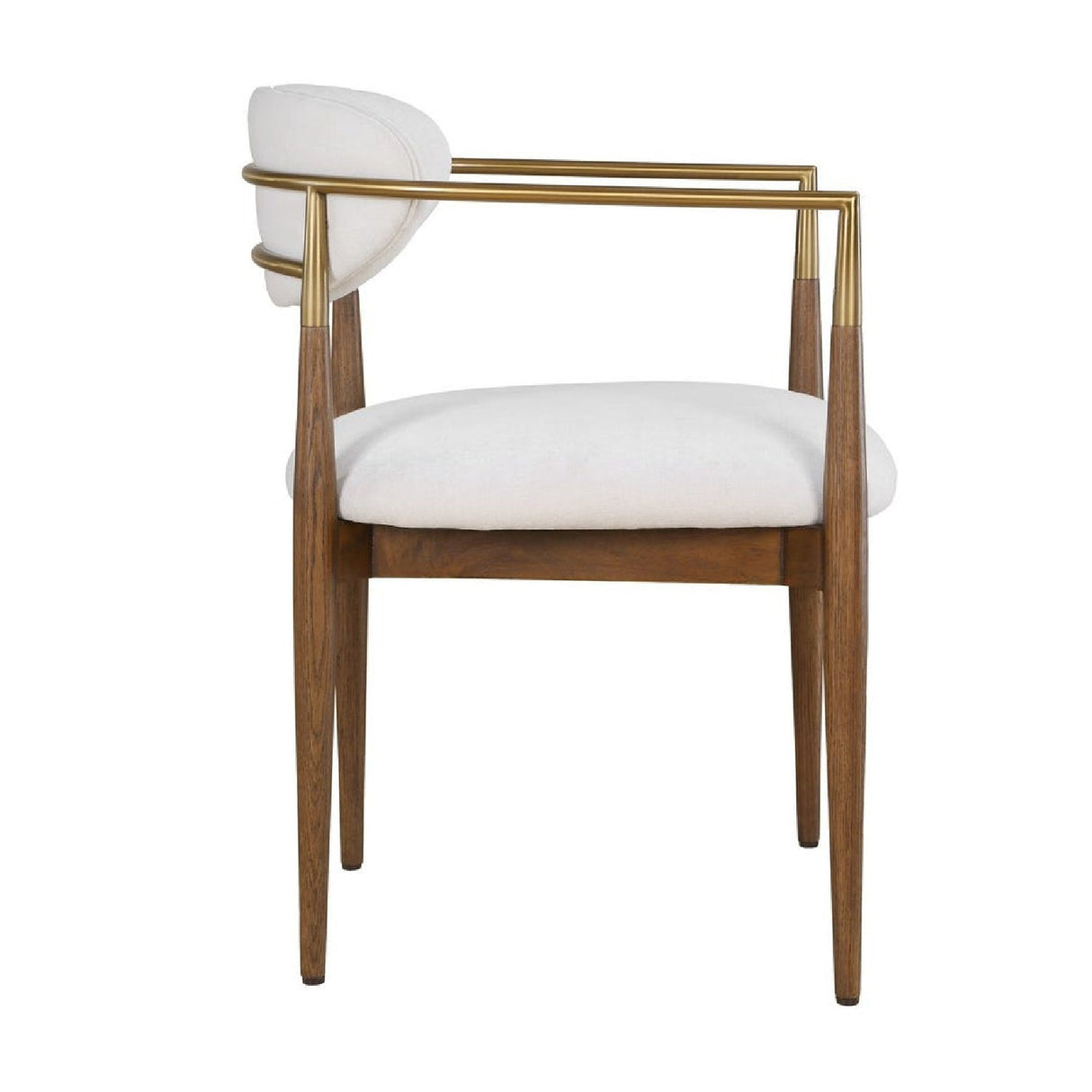 Modern European furniture - White Velvet Dining Chair - www.oroa.com