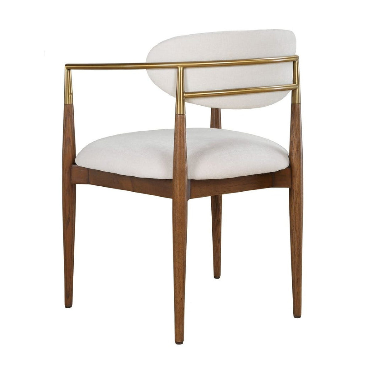 Modern European furniture - White Velvet Dining Chair - www.oroa.com