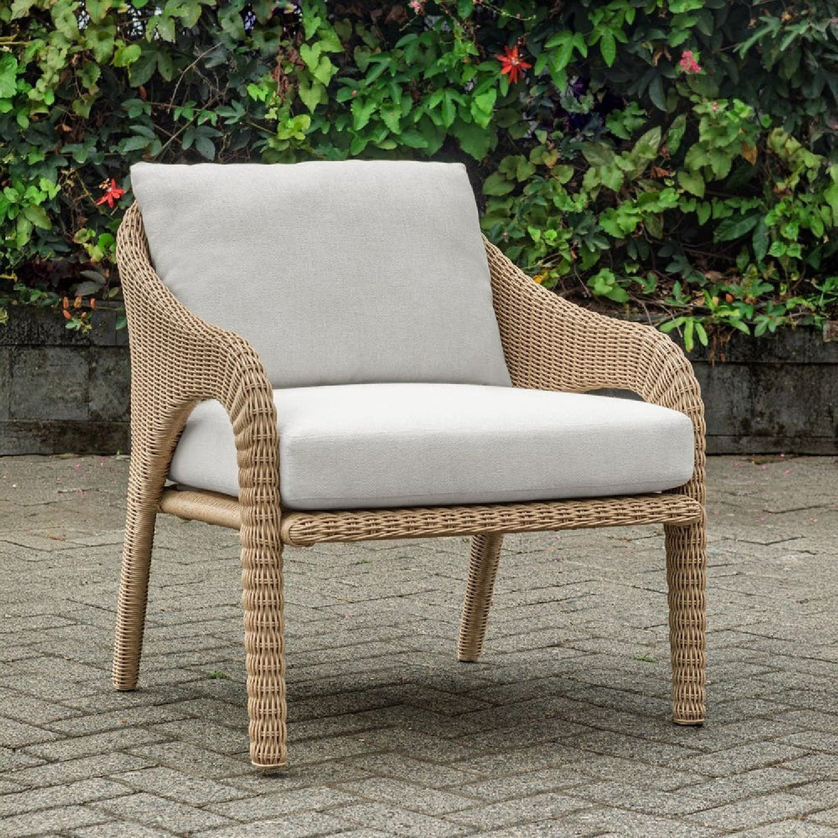 Natural Wicker Outdoor Lounge Chair by Uttermost Kavali, alternate view 13