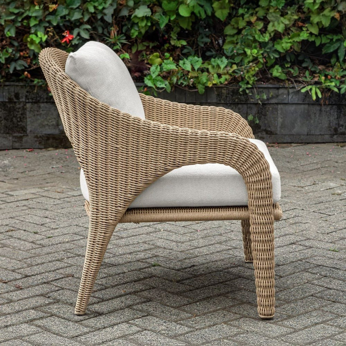 Natural Wicker Outdoor Lounge Chair by Uttermost Kavali, alternate view 14