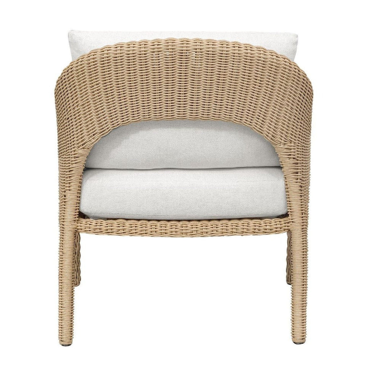 Natural Wicker Outdoor Lounge Chair by Uttermost Kavali, alternate view 6