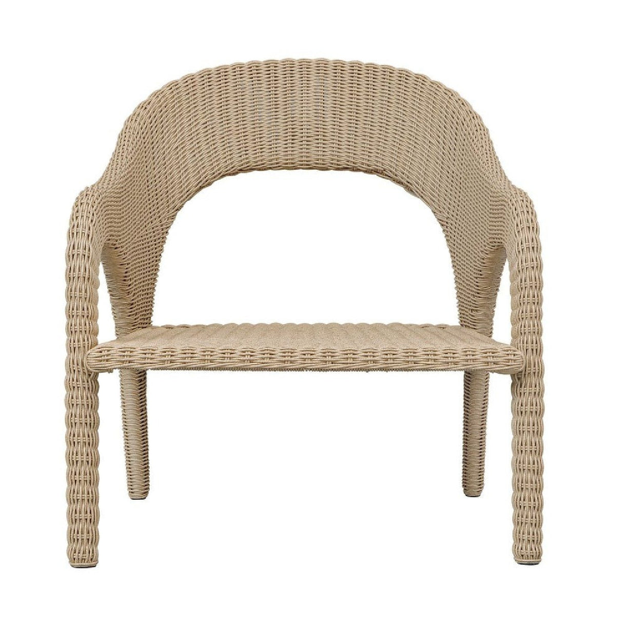 Natural Wicker Outdoor Lounge Chair by Uttermost Kavali, alternate view 8