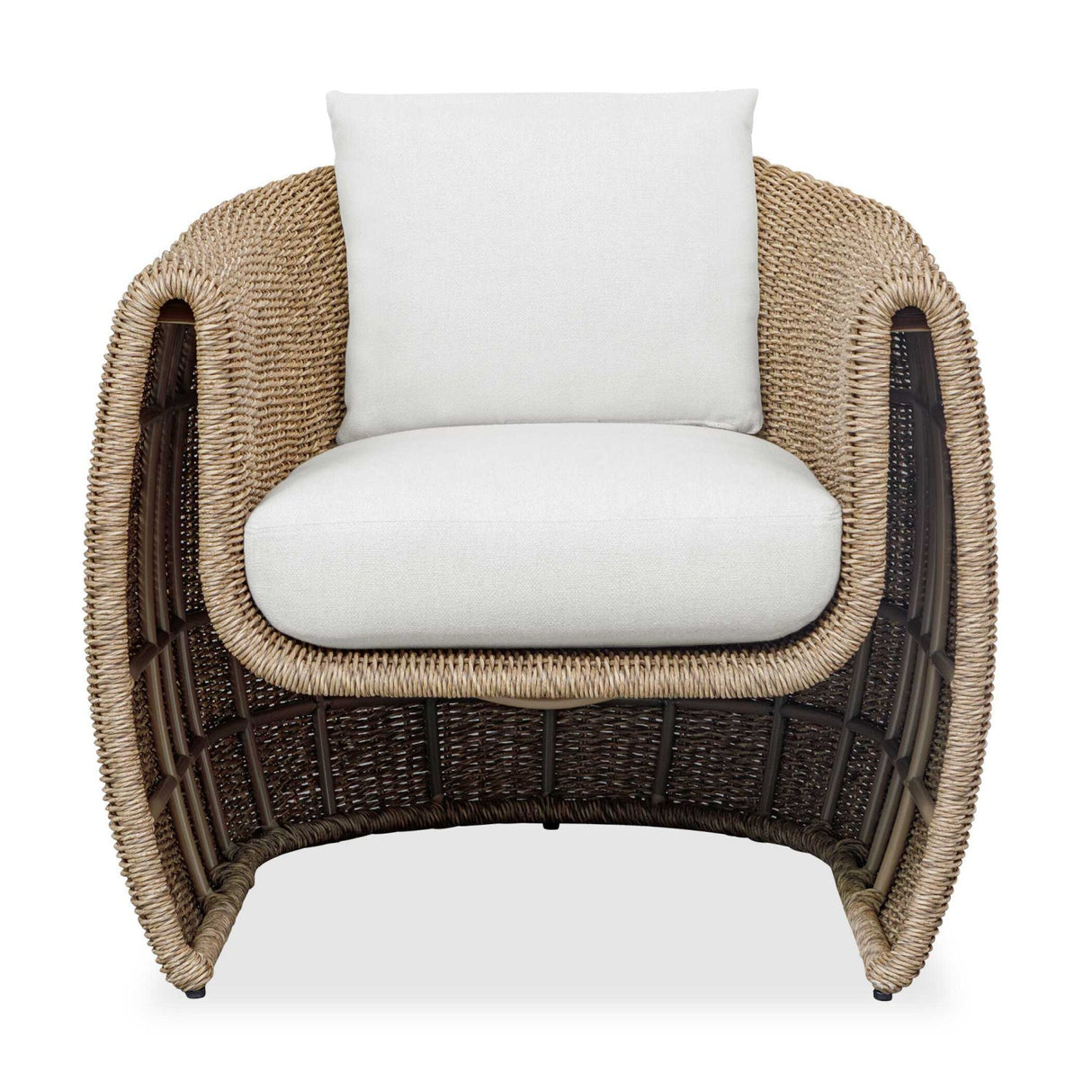 Woven Wicker Outdoor Lounge Chair by Uttermost Tropic