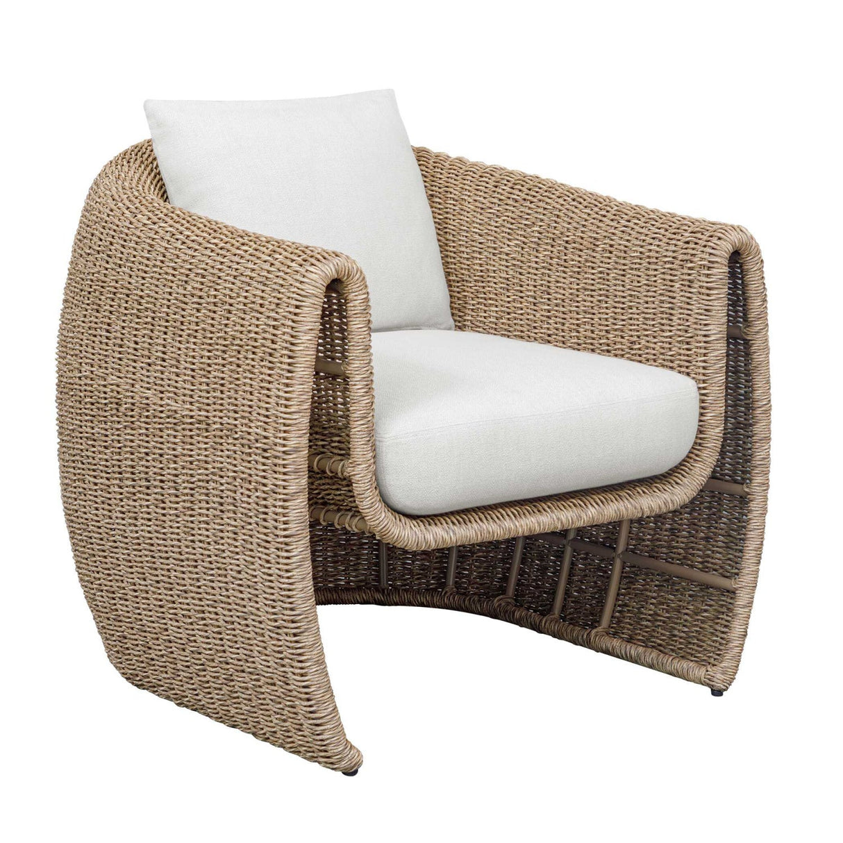 Woven Wicker Outdoor Lounge Chair – Tropic – alternate view 13