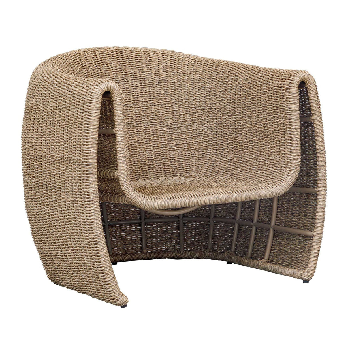 Woven Wicker Outdoor Lounge Chair – Tropic – alternate view 15