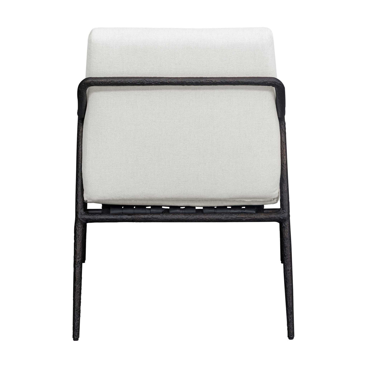 Modern European furniture - White Cushioned Outdoor Lounge Chair - www.oroa.com