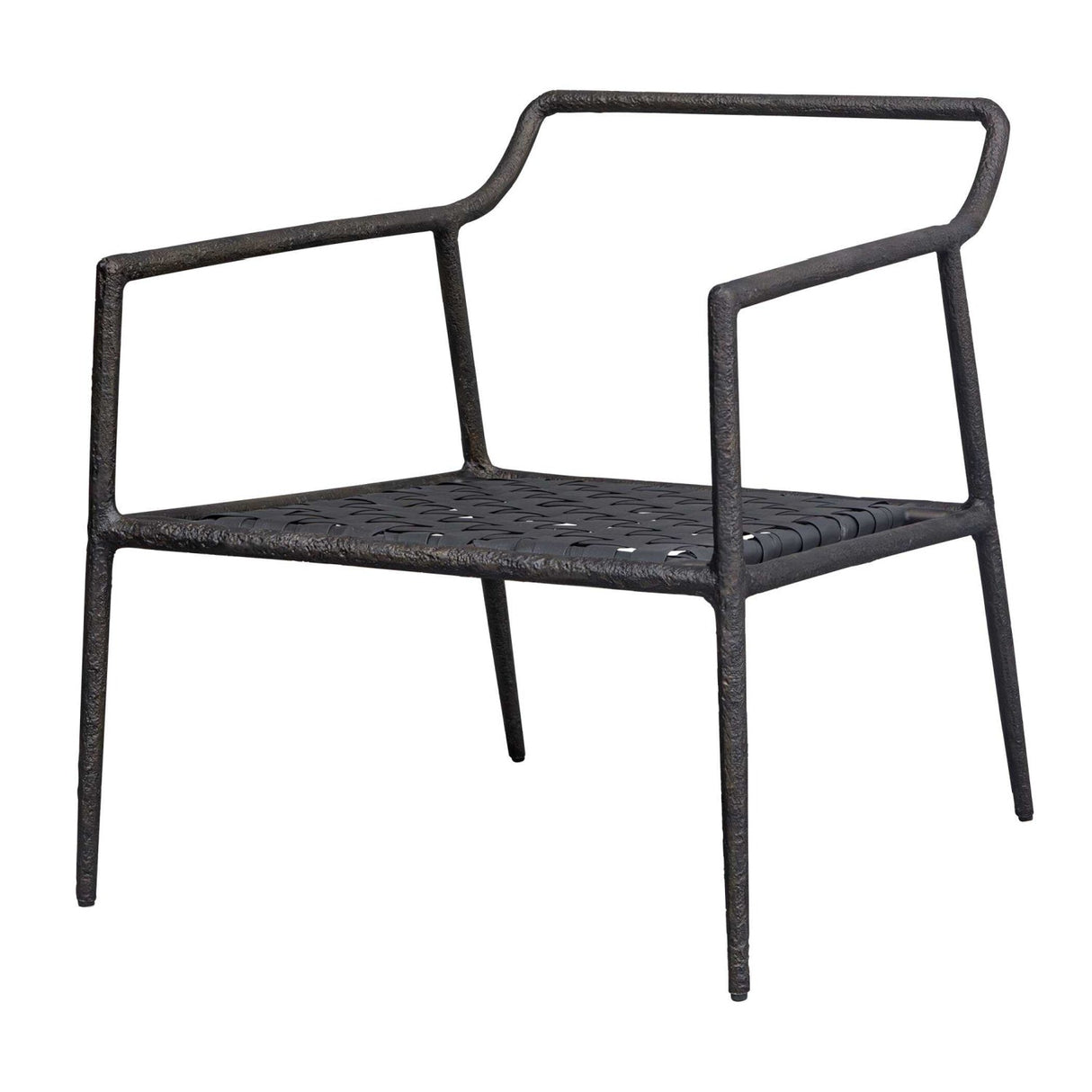 Modern European furniture - White Cushioned Outdoor Lounge Chair - www.oroa.com