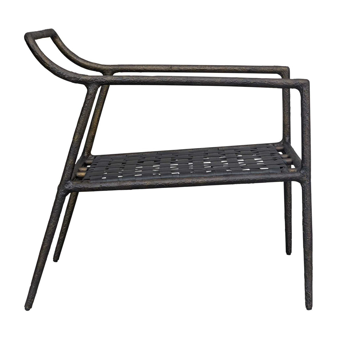 Modern European furniture - White Cushioned Outdoor Lounge Chair - www.oroa.com