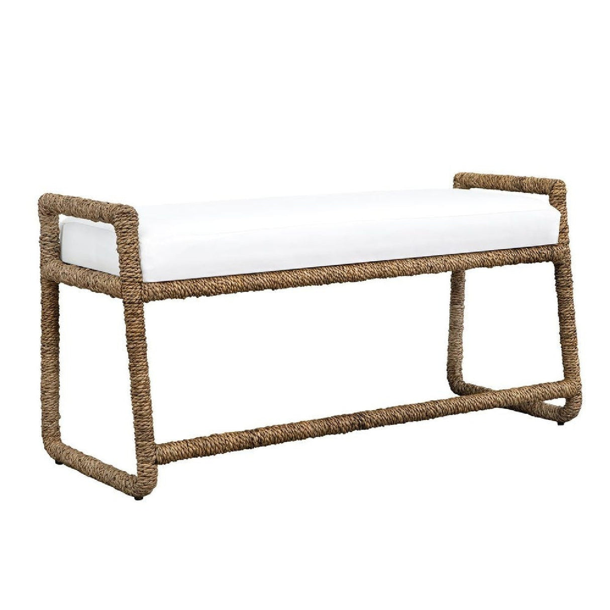 Banana Fiber Wrapped Bench by Uttermost Araiza