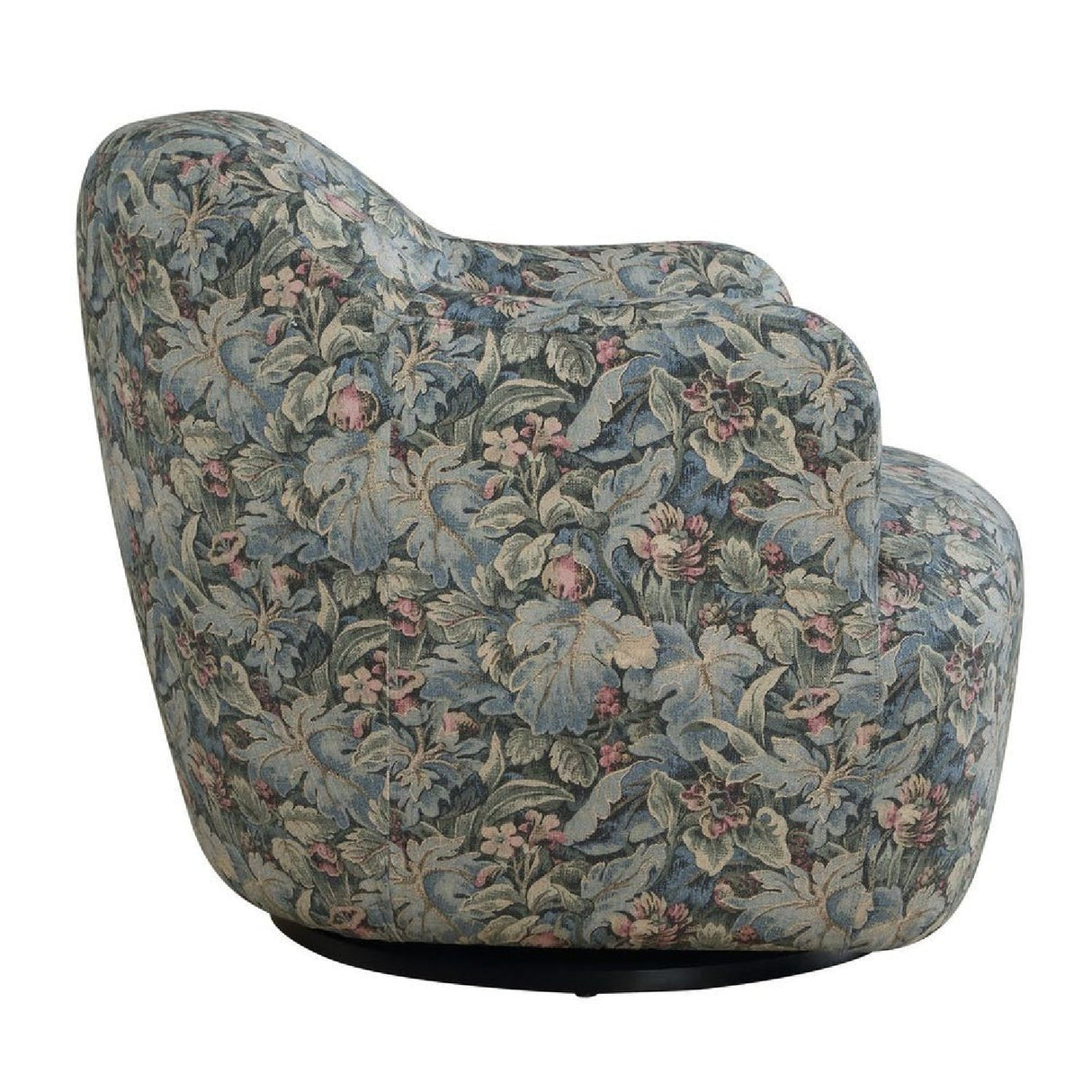 Floral Print Swivel Chair by Uttermost Ansel, alternate view 4