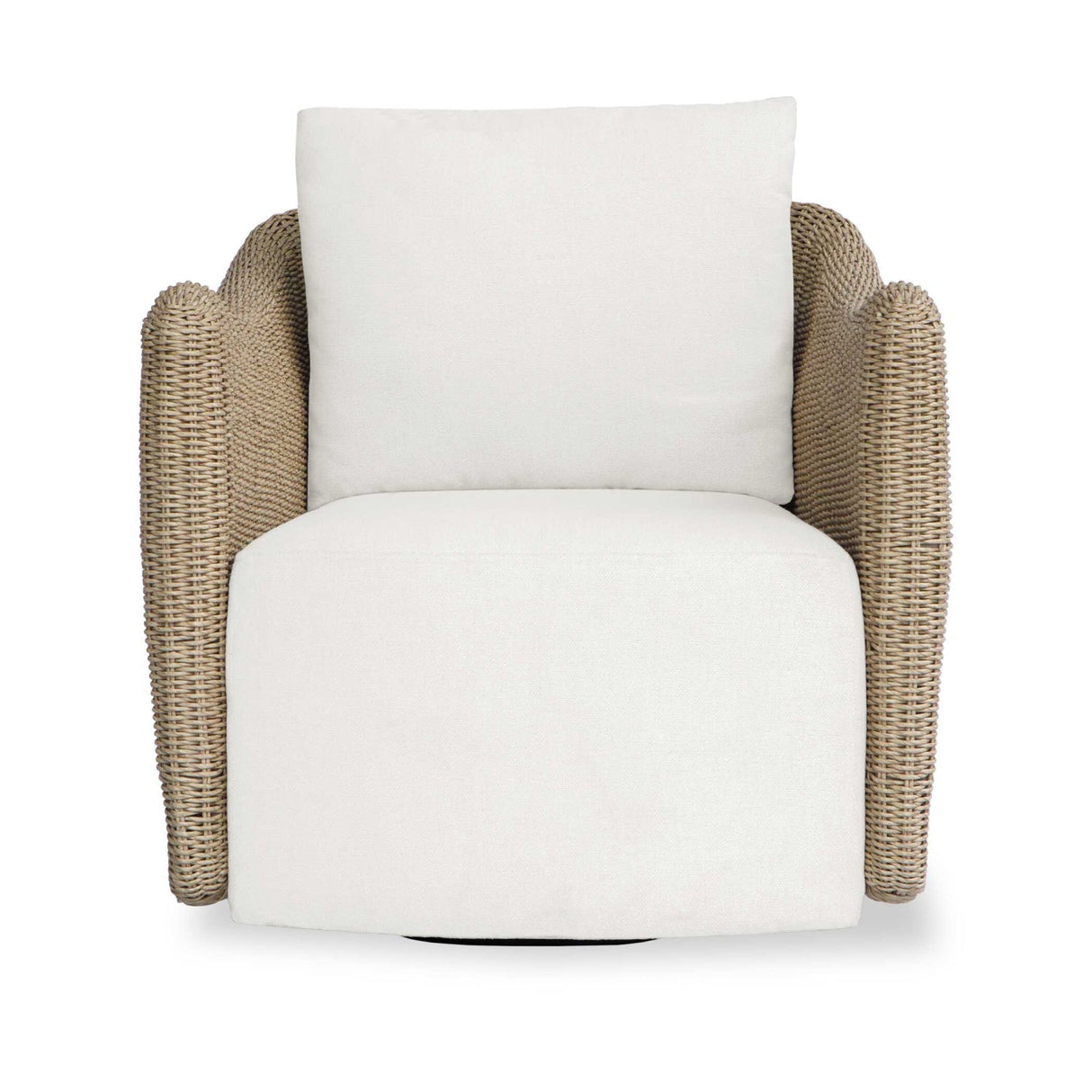 Beige Outdoor Swivel Lounge Chair by Uttermost Sunset, alternate view 3