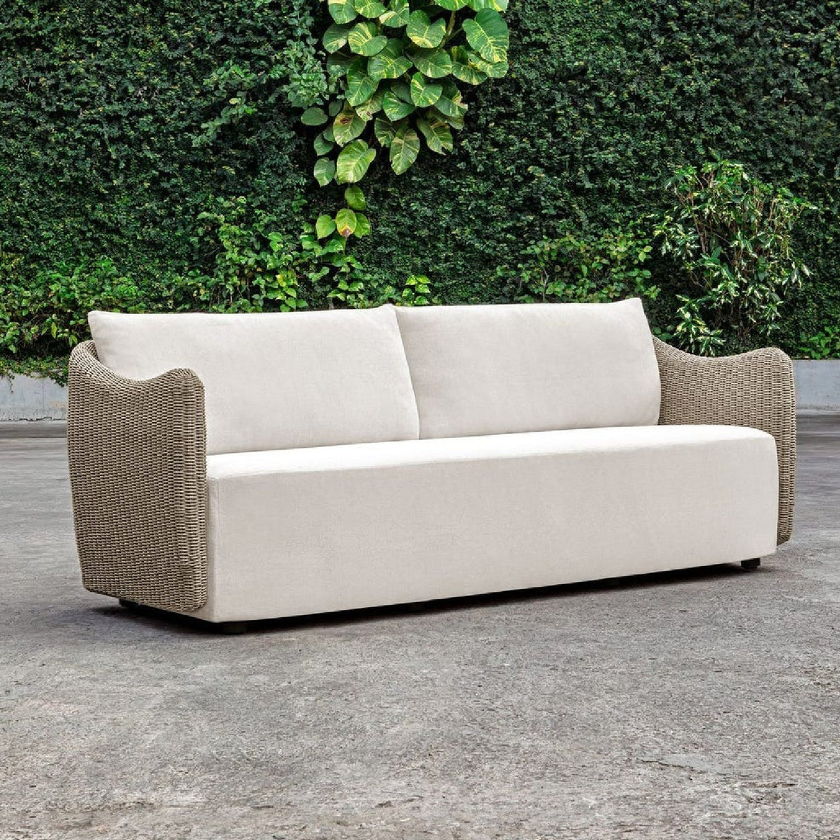 Beige Outdoor Sofa by Uttermost Sunset, alternate view 2