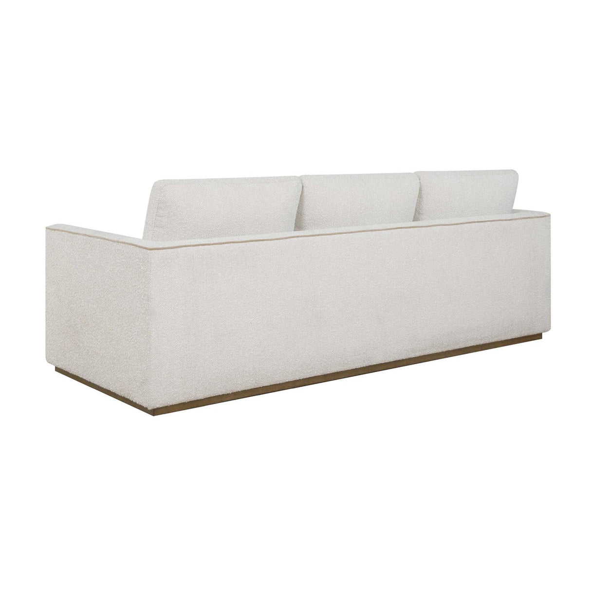 Cream Boucle Piped Sofa by Uttermost Lorien, alternate view 5