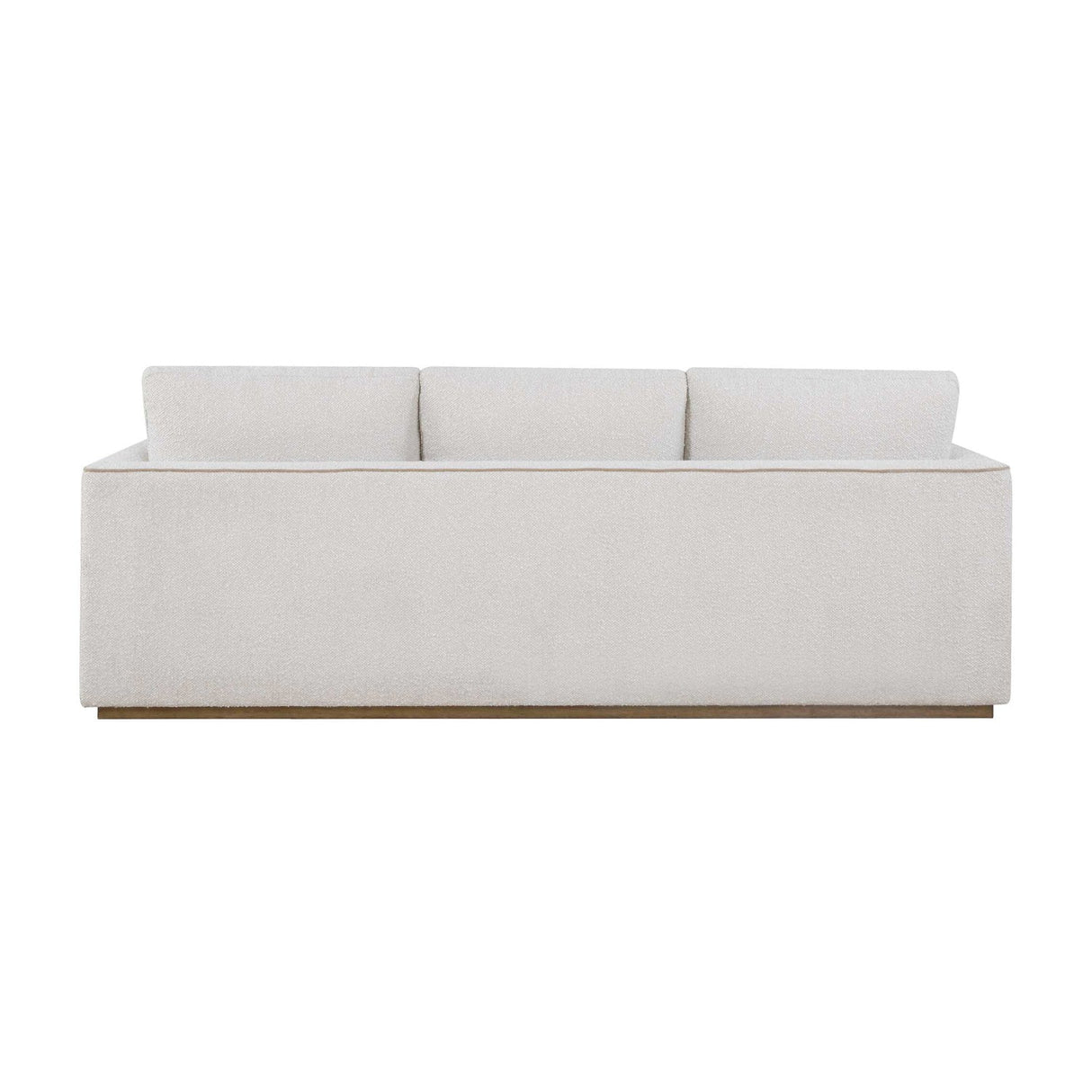 Cream Boucle Piped Sofa by Uttermost Lorien, alternate view 6