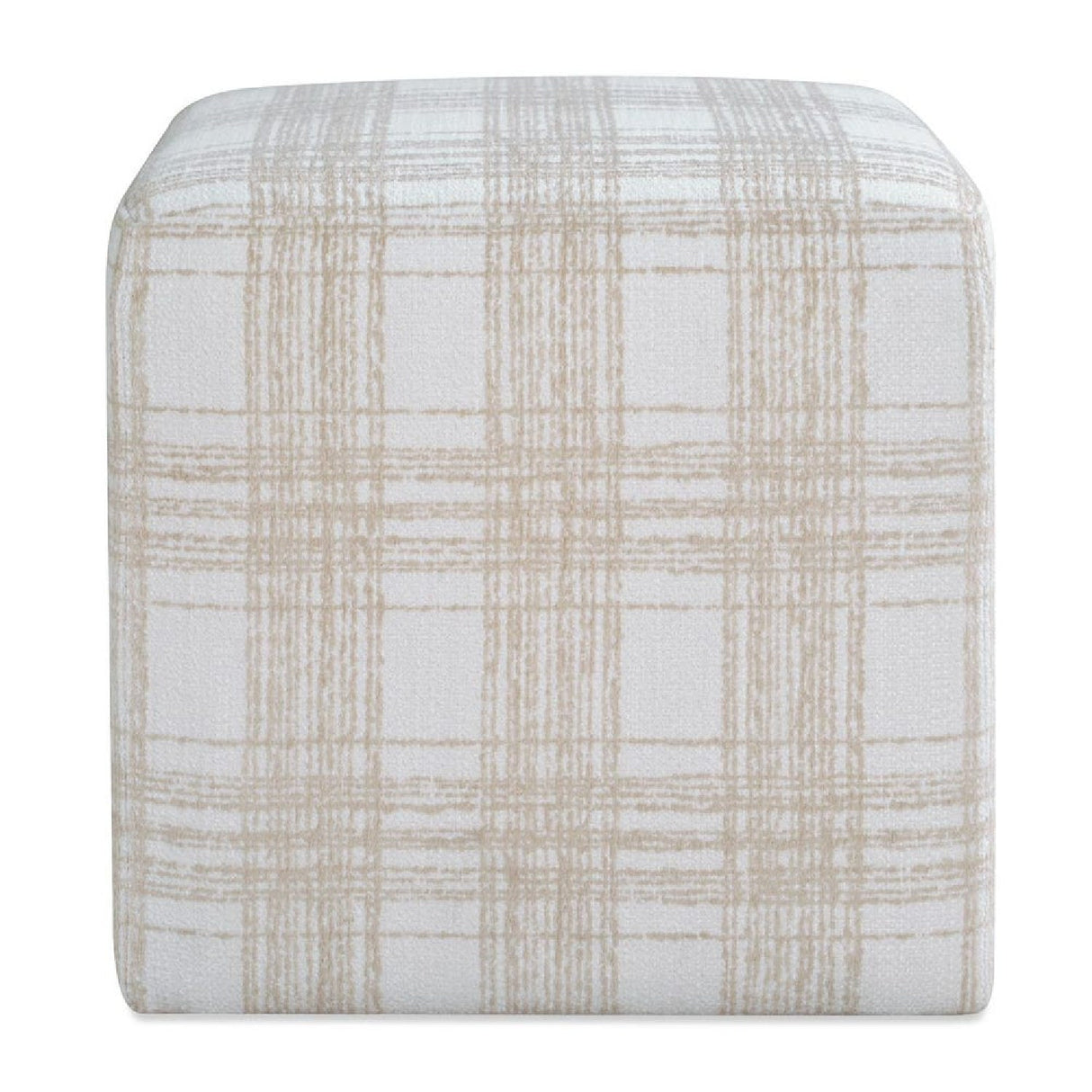 Modern European furniture - Chenille Cube Ottoman - www.oroa.com