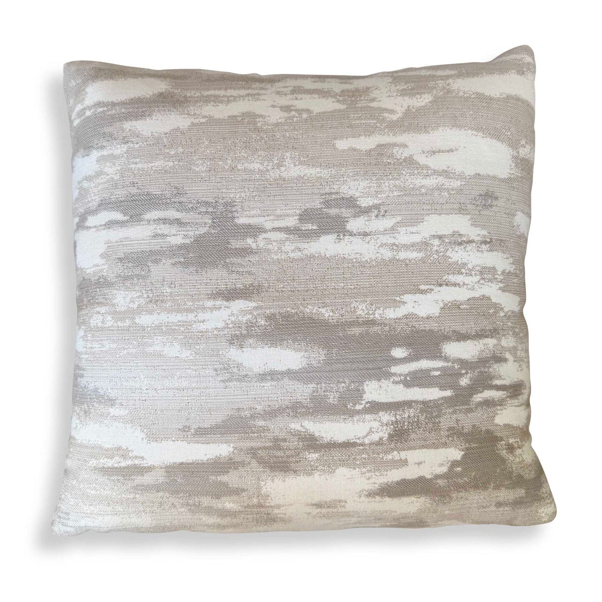 Modern European furniture - Cream Patterned Outdoor Pillow - www.oroa.com