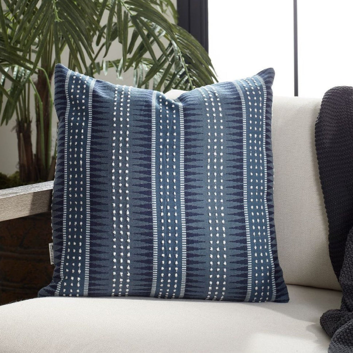Patterned Outdoor Pillow | Uttermost Backgammon - www.oroa.com