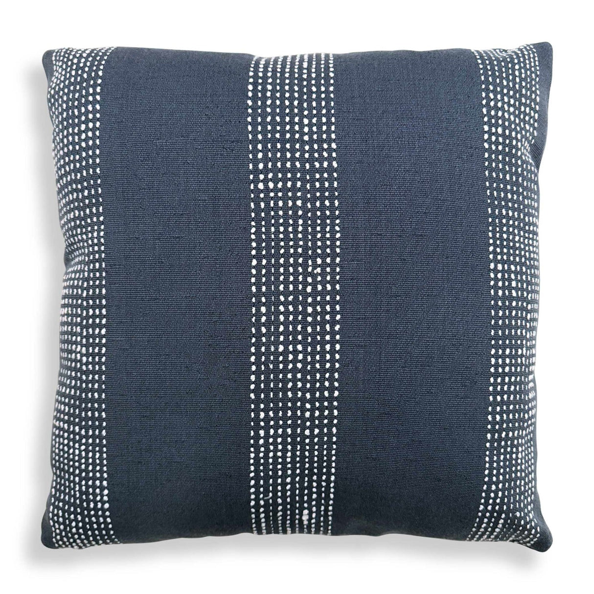 Modern European furniture - Blue Raised Stripes Outdoor Pillow - www.oroa.com