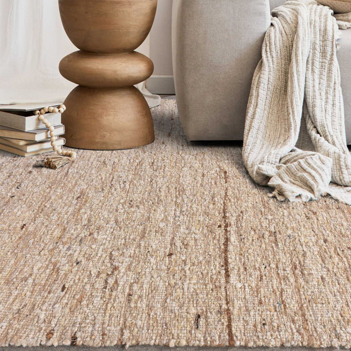 Modern European furniture - Hand-Knotted Wool Blend Rug - www.oroa.com