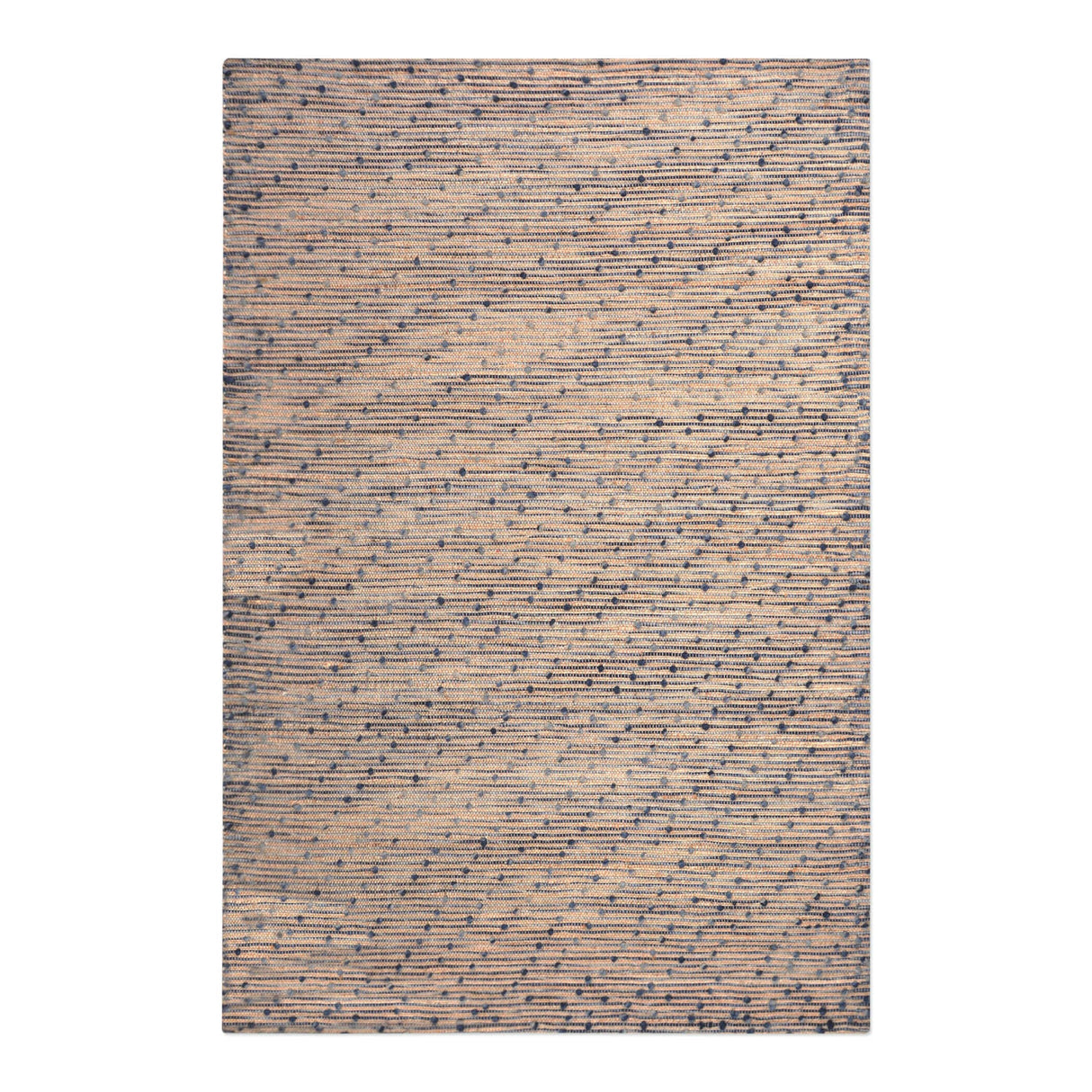 Modern European furniture - Blue Wool & Hemp Rug - www.oroa.com