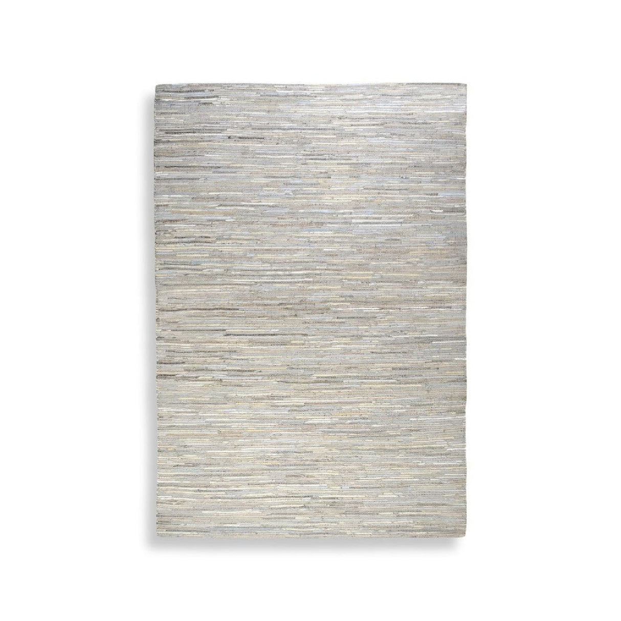 Modern European furniture - Handwoven Hemp & Leather Rug - www.oroa.com
