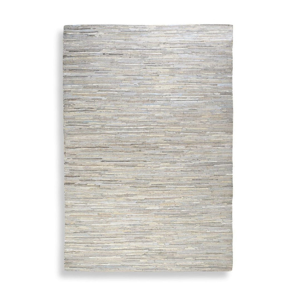 Modern European furniture - Handwoven Hemp & Leather Rug - www.oroa.com