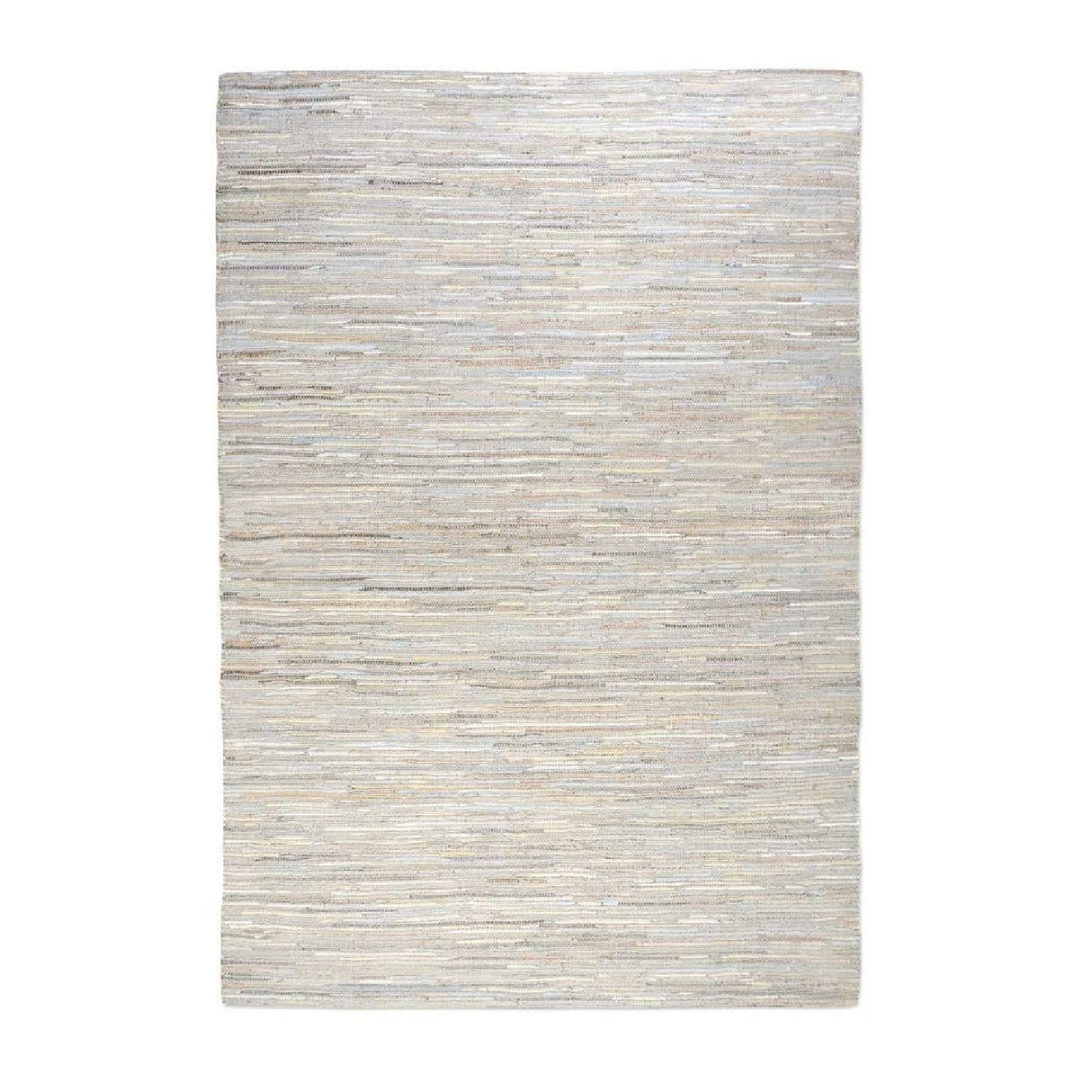 Modern European furniture - Handwoven Hemp & Leather Rug - www.oroa.com
