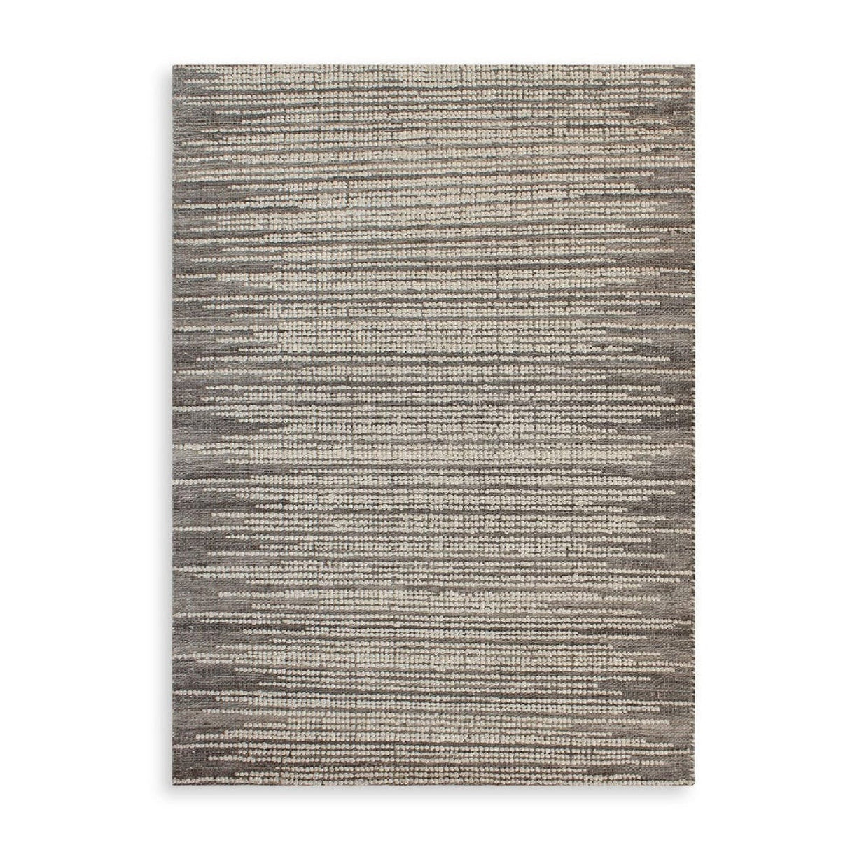 Modern European furniture - Handwoven Gray Wool Rug - www.oroa.com
