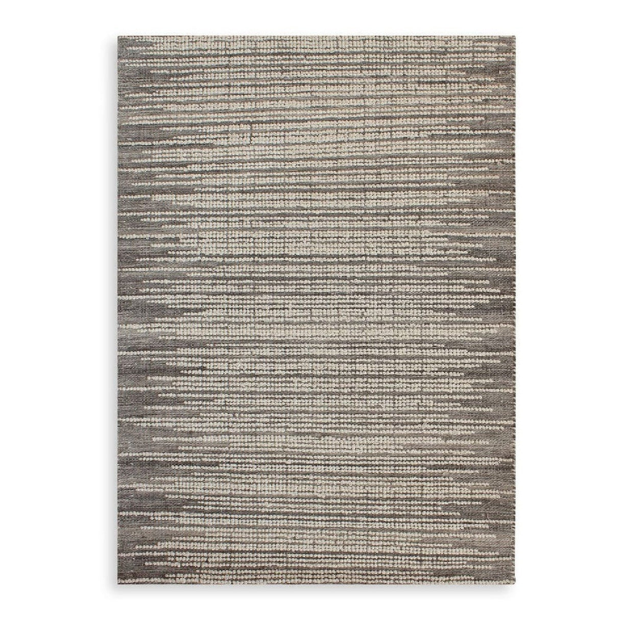 Modern European furniture - Handwoven Gray Wool Rug - www.oroa.com