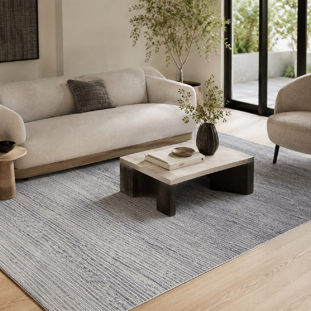 Modern European furniture - Indoor/Outdoor Woven Yarn Rug - www.oroa.com