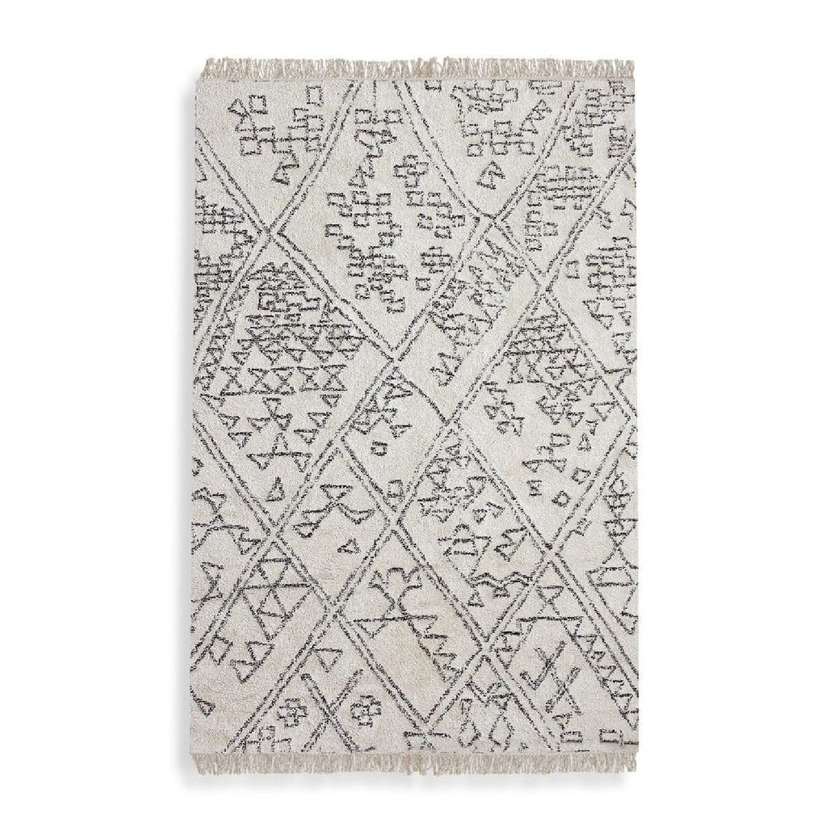 Cream Cotton Patterned Rug | Uttermost Campo -www.oroa.com