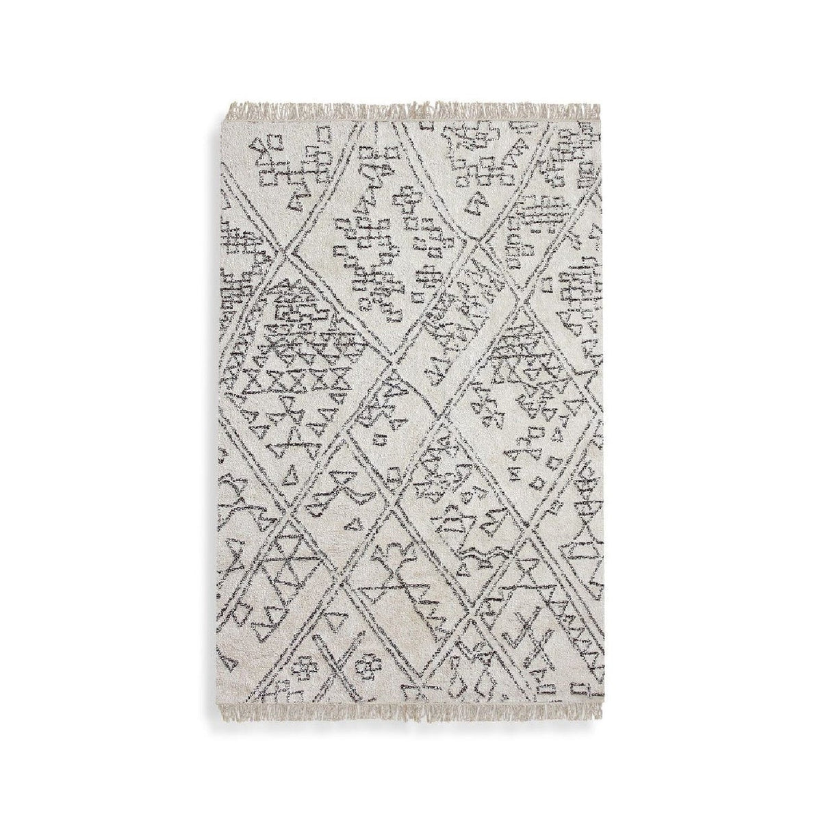 Cream Cotton Patterned Rug | Uttermost Campo -www.oroa.com