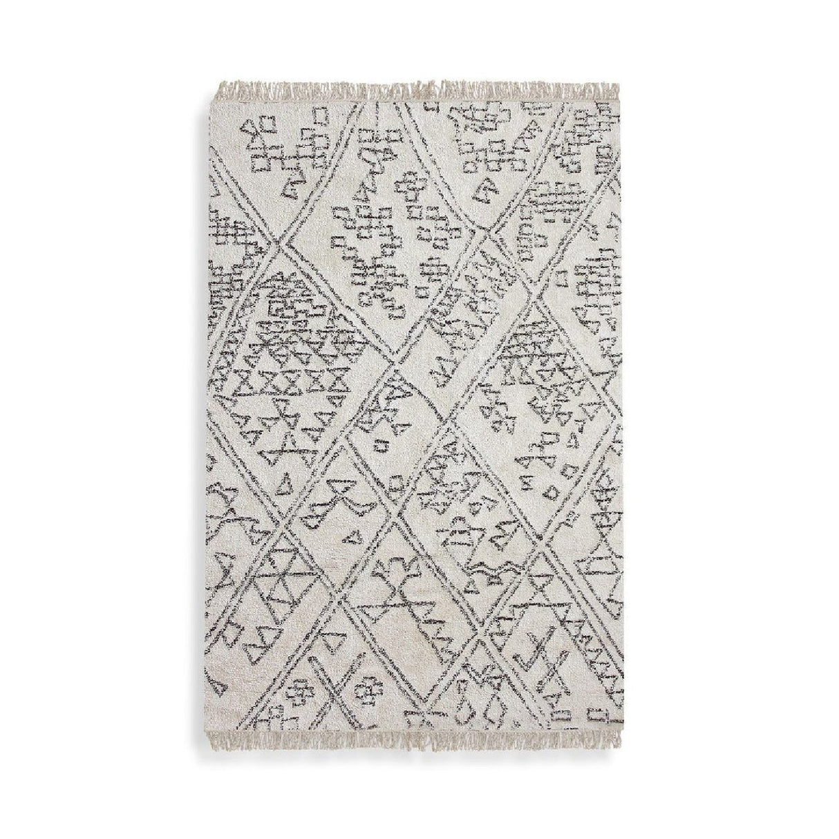 Cream Cotton Patterned Rug | Uttermost Campo -www.oroa.com