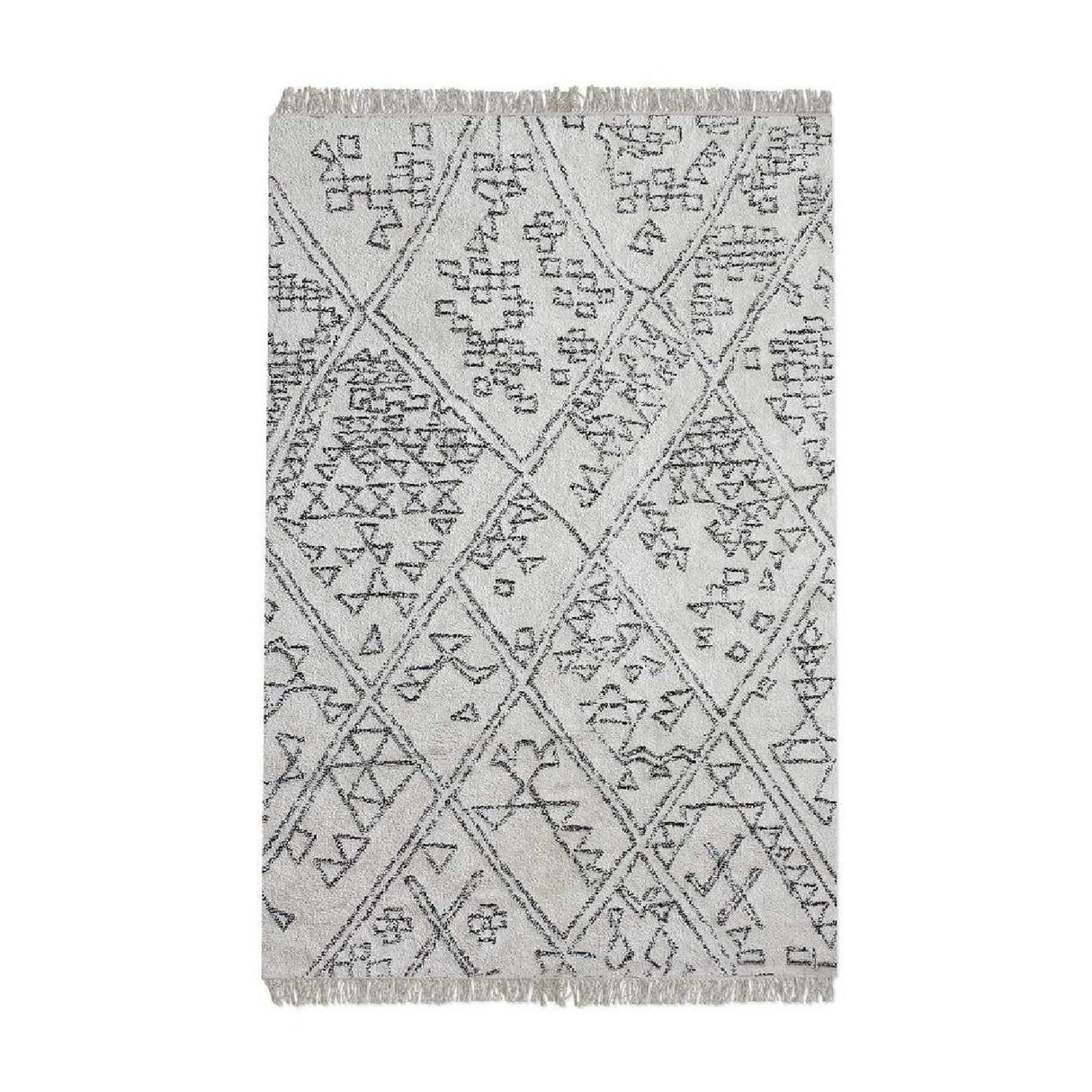 Cream Cotton Patterned Rug | Uttermost Campo -www.oroa.com
