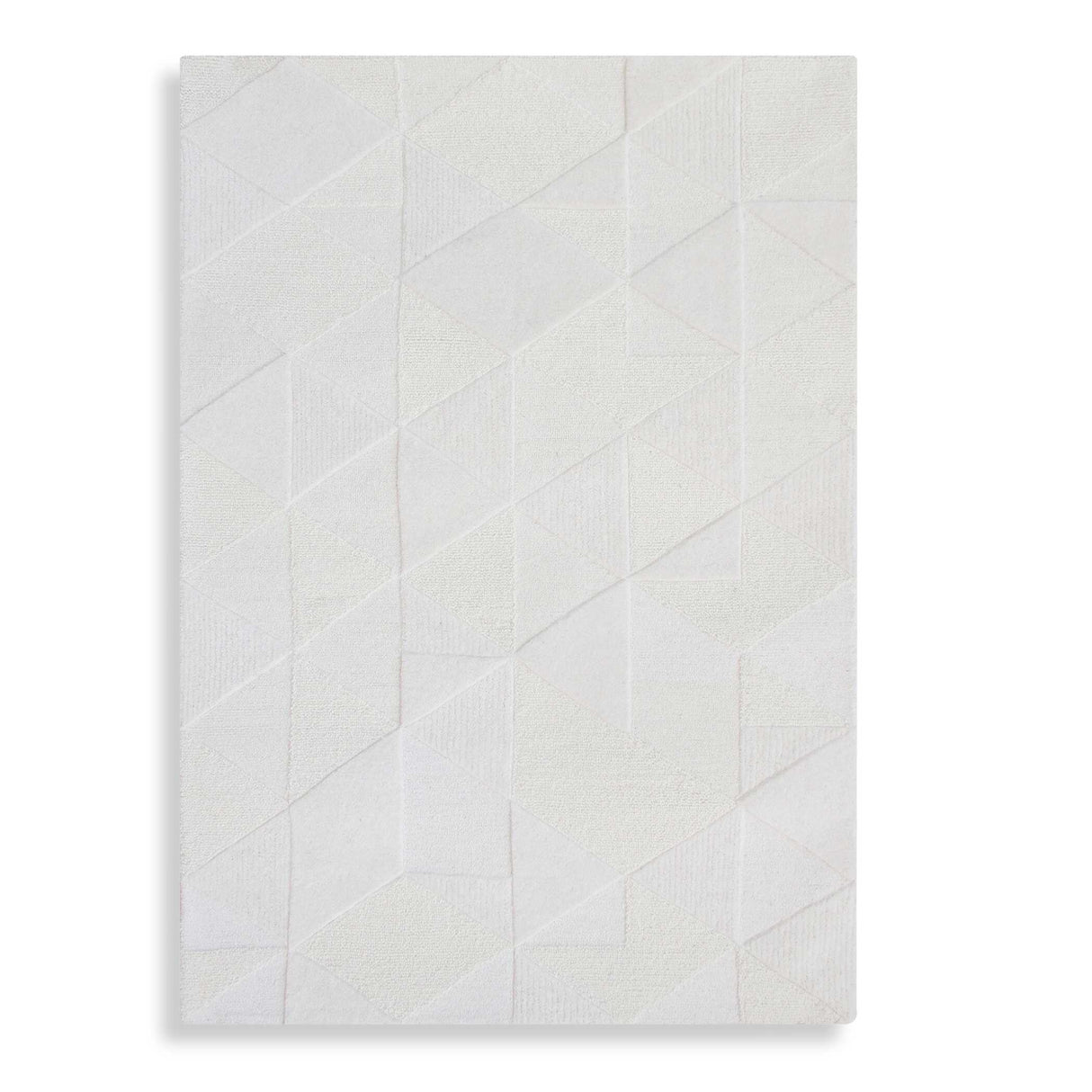 Modern European furniture - Geometric Pattern Tufted Rug 6' x 9' - www.oroa.com