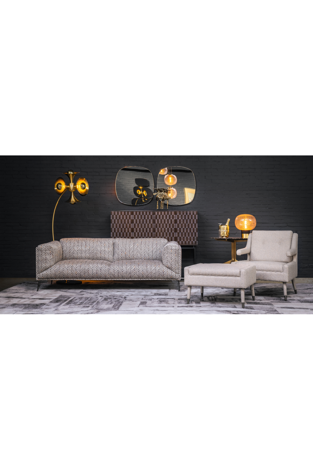 Glass Orb Table Lamp | Versmissen Bolhas | Oroa.com