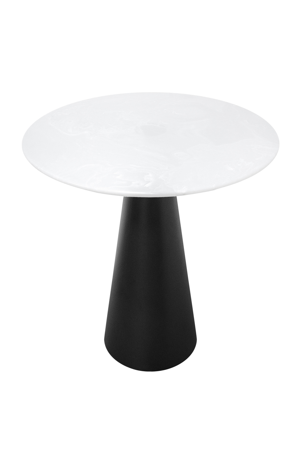 White Marble Pedestal Dining Table | Versmissen Cone | Oroa.com