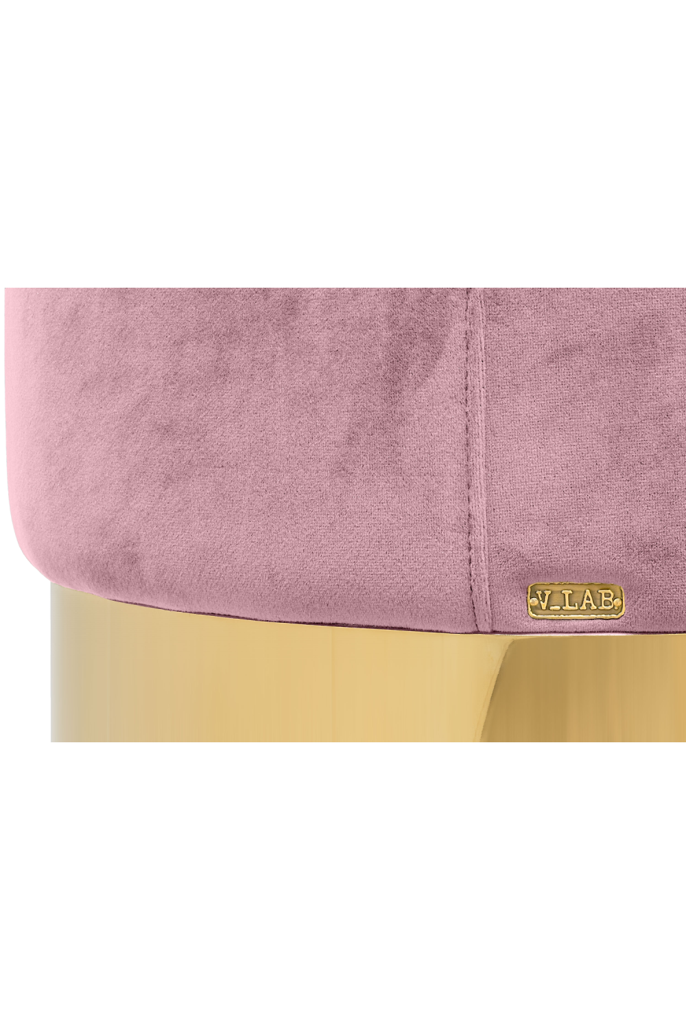 Pink Velvet Stool | Versmissen Ella | Oroa.com